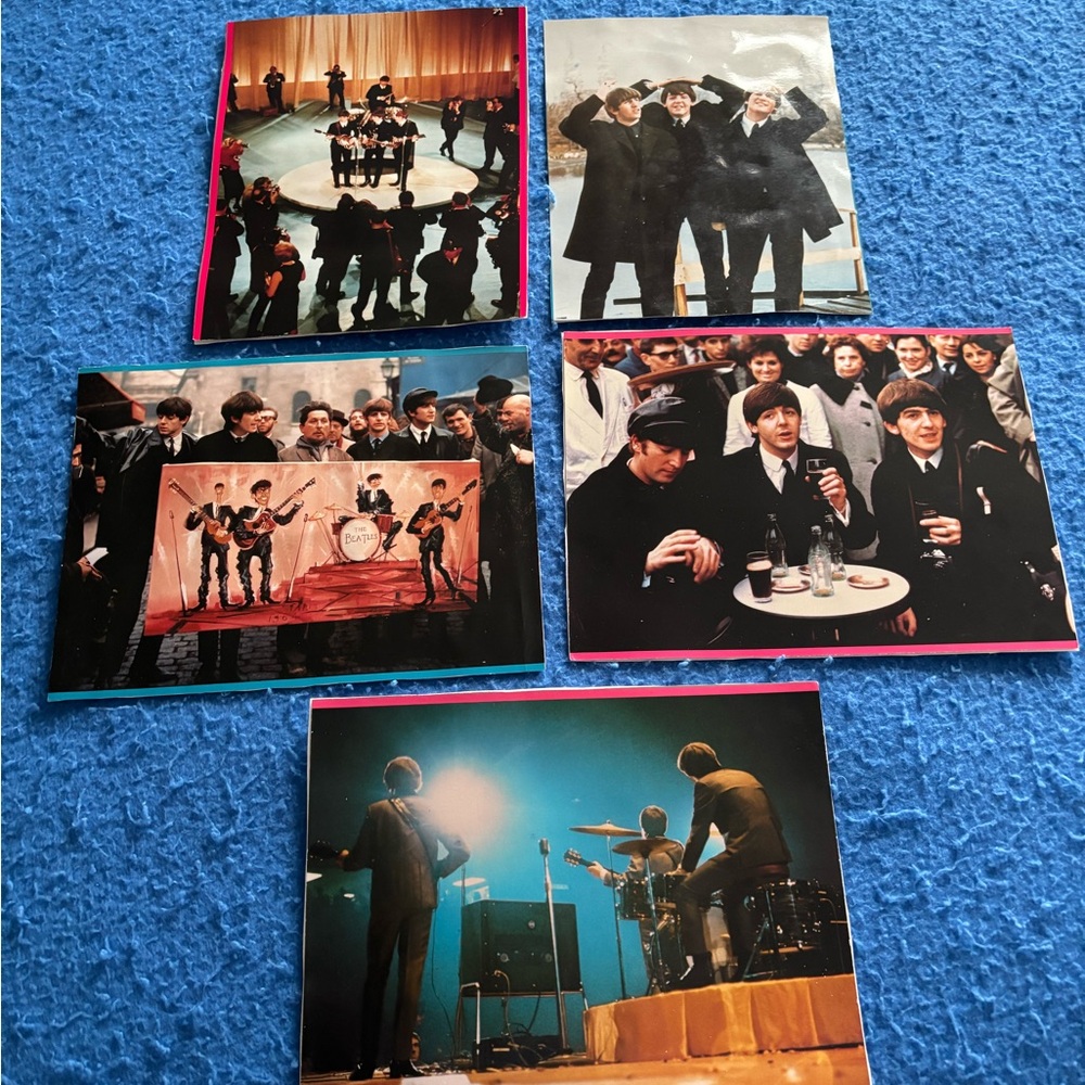 Lot Color Photos of The Beatles